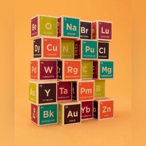 Uncle Goose Wooden Elemental Periodic Table Blocks